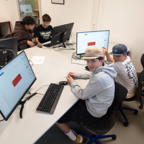 Schüler am PC