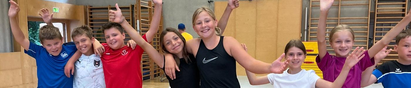 Klasse 1a beim Sporttag